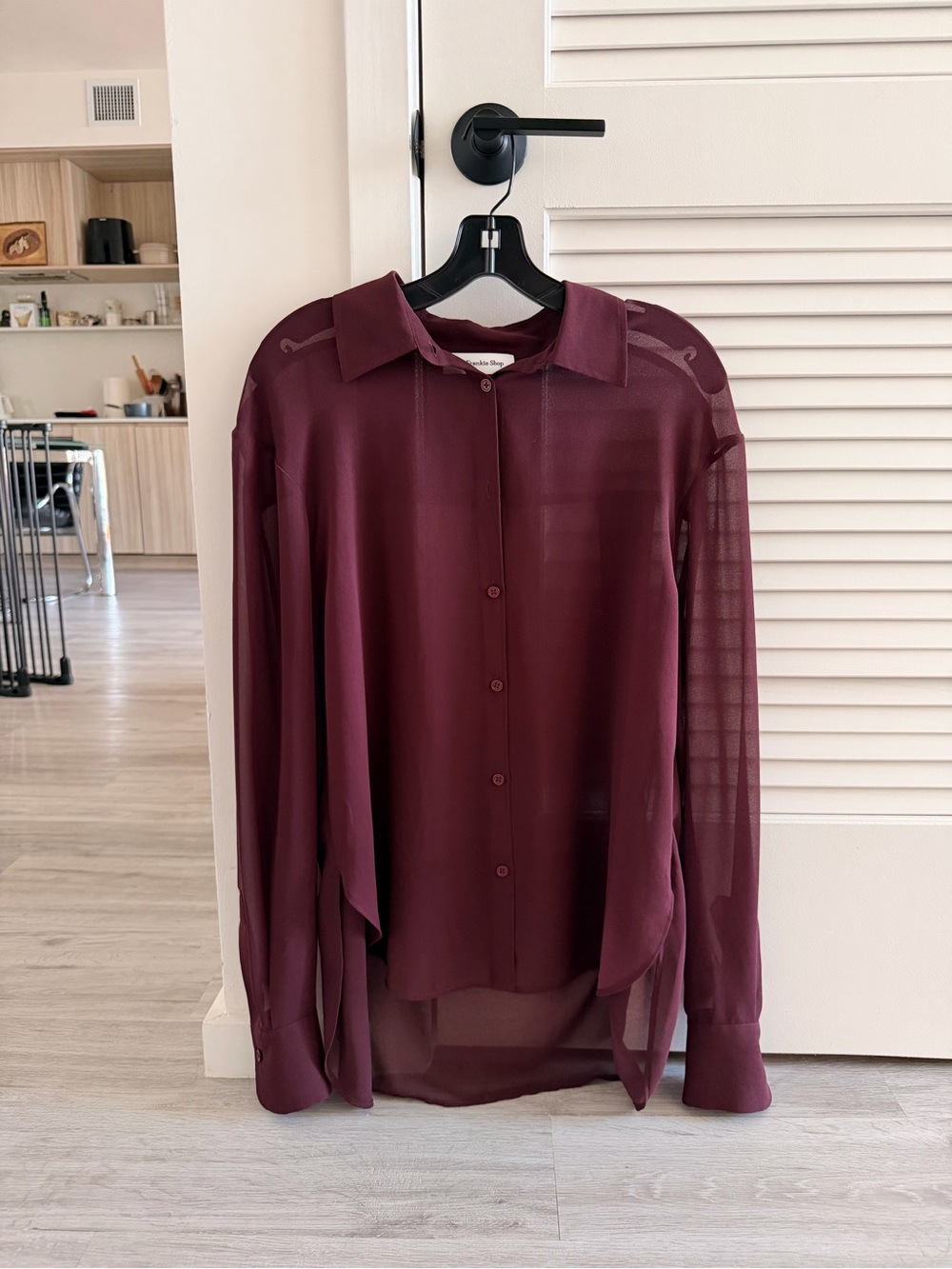 The Frankie Shop Peri Georgette Shirt
